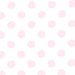 Pink Dots Table Cover - Plastic - Rectangle - 54in. x 108in. - 1 Piece (fdp93118)