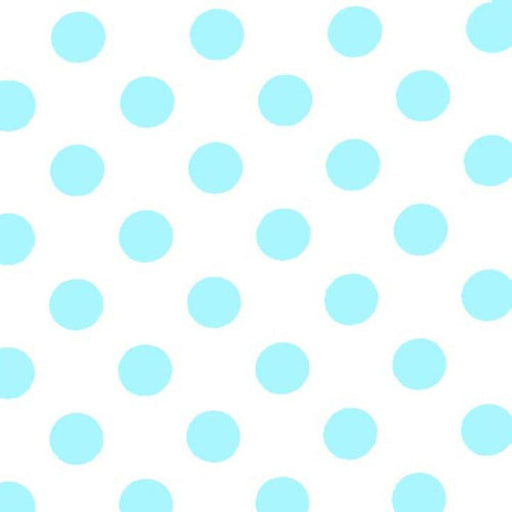 Blue Dots Table Cover - Plastic - Rectangle - 54in. x 108in. - 1 Piece (fdp93123)