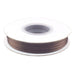 1/8 Inch Double Faced Satin Ribbon - Seal Brown - 100 Yard Spool