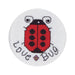 Ladybug Craft, Ladybug Gift, Counted Cross Stitch Kit - Love Bug - 2.5in. Round (nm211199)