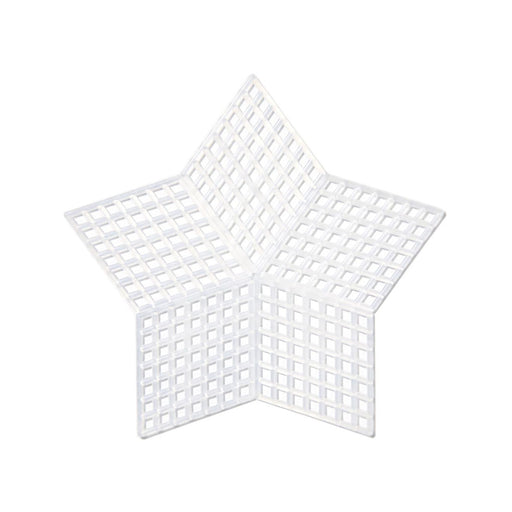 Star Plastic Canvas | 3 Inch Plastic Canvas Star | Plastic Canvas Shape - Star - Clear - 3.25in. - 10 Pieces/Pkg. (nm40000735)
