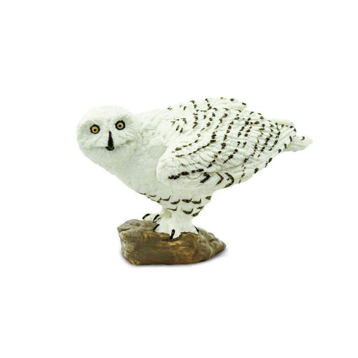 Miniature Owl | Snowy Owl Model | Toy Owl | Snowy Owl Figurine - 2.2in. L x 1.95in. W x 1.7in. H - 1 Piece (sl264729)