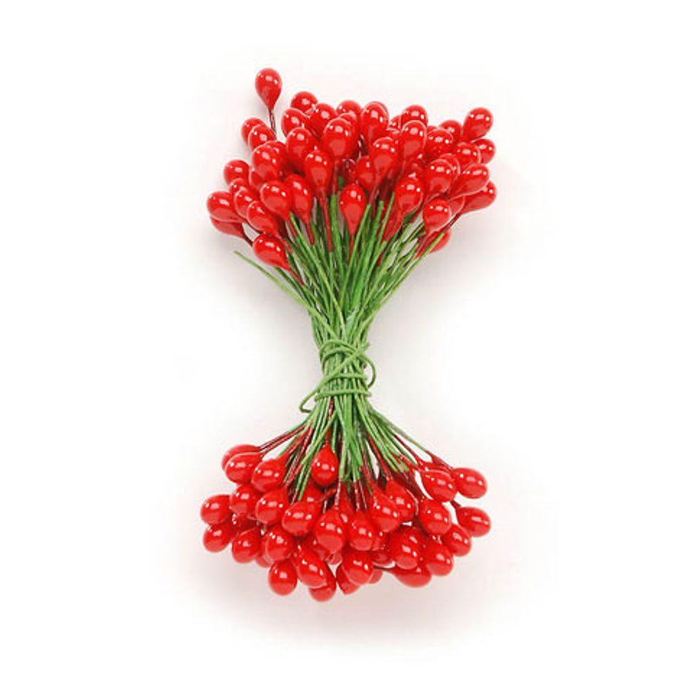 Back in stock - Faux Red Holly Berries