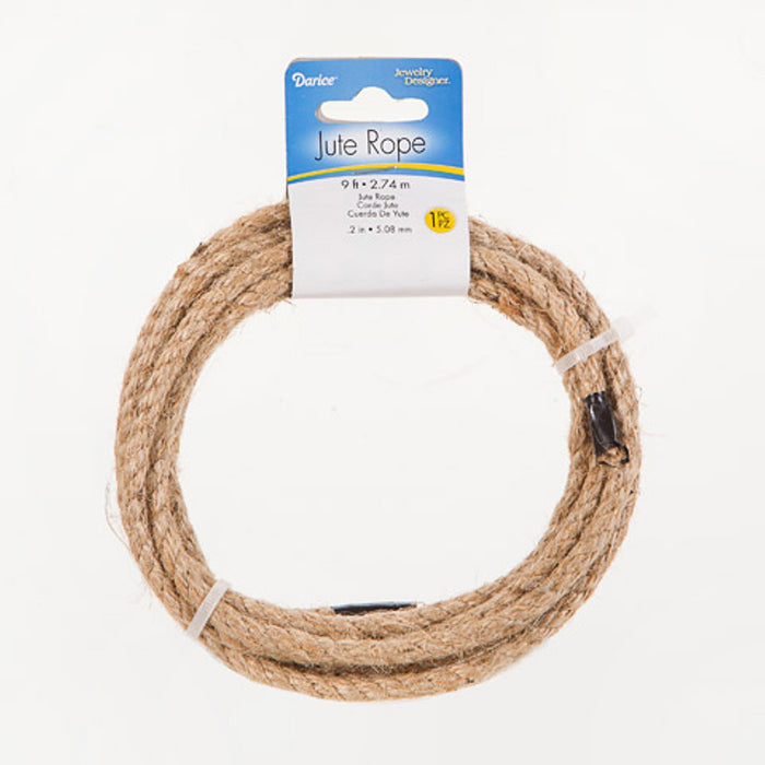 New!  Jute Rope - 0.2 Inches x 9 Feet