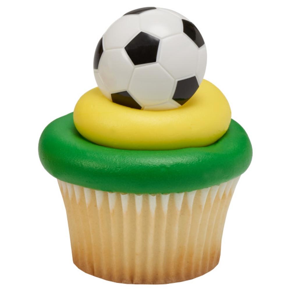 Back In Stock - Soccer Ball Cupcake Rings