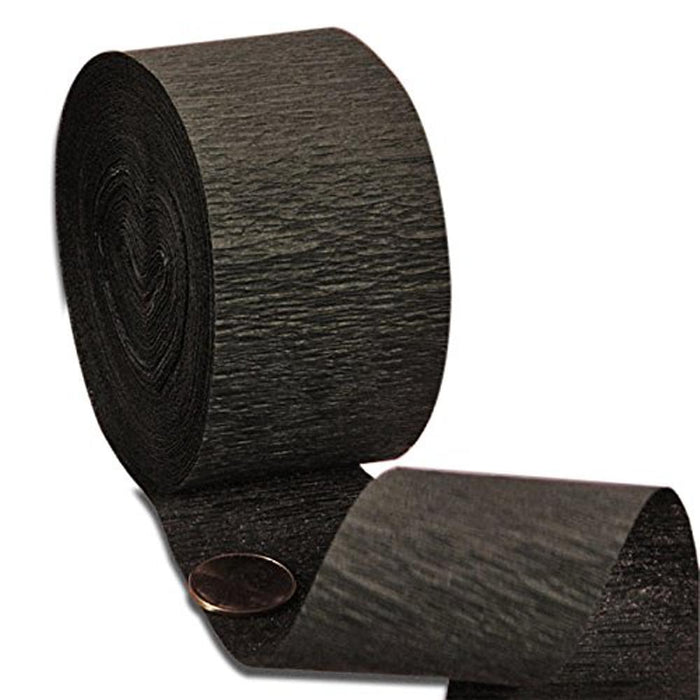 Feedback - Black Crepe Paper Streamers