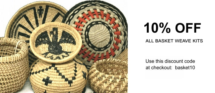 Sale - 10% off Basketry Kits