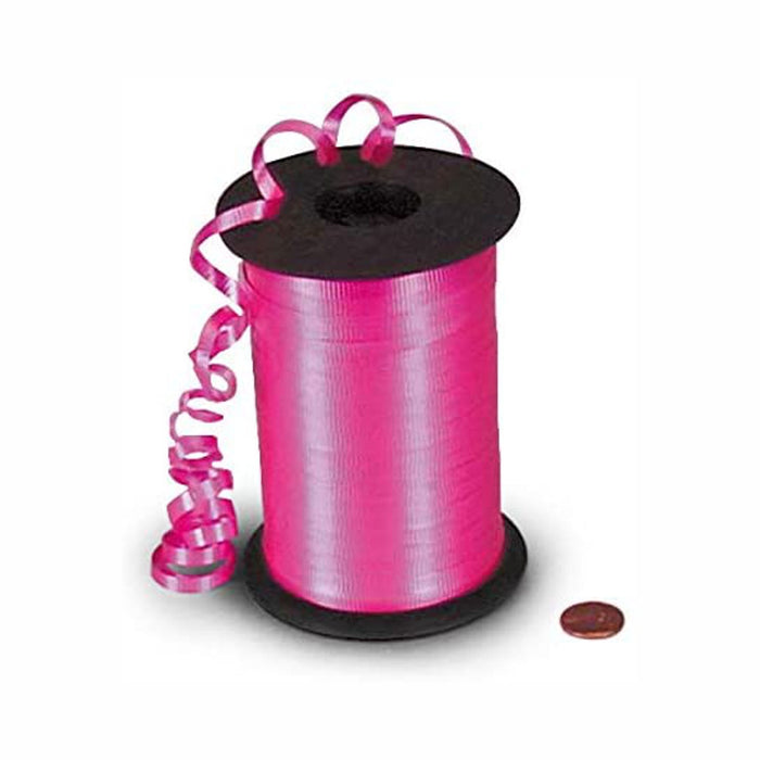 Bright Pink Curling Ribbon | Cerise Curling Ribbon - Crimped - 3/16in. X 500 Yards (pm4435033)