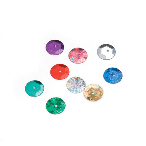 Multicolor Cup Sequins - Assorted Colors - 8mm - 200 pieces (dar1004411)