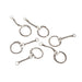 Steel Key Chain - Nickel Plated - 63mm - 15 Pieces (dar188083)