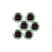 Green Craft Eyes, Green Cat Eyes, Green Eyes  - Self-Adhesive - Molded - 15mm- 6 Pieces (dar30054208)