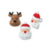 Santa Cupcakes | Reindeer Cupcakes | Jolly Santa & Reindeer Cupcake Rings - 24 Pieces/Pkg. (dp11237)