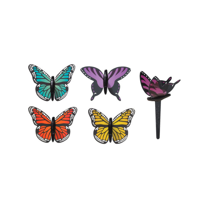 Butterfly Cupcake Tops | Butterfly Picks | Butterfly Beauty Cupcake Picks - Assorted Colors and Styles - 36 Pieces/Pkg. (dp13179)