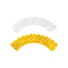 Yellow Cupcake Wraps | Birthday Treat Wraps | Yellow and White Reversible Cupcake Wrappers - 24 Pieces/Pkg. (dp14615)