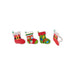Christmas Stocking Cupcakes | Festive Stocking Cupcake Rings - 3 Styles - 8 Pieces Each Style = 24 Pieces/Pkg. (dp23100)
