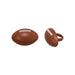 Football Cupcake Toppers | Football Party Decor | 3D Football Cupcake Rings - 2 x 1.3 x 1.5in. - 24 Pieces/Pkg. (dp8821)