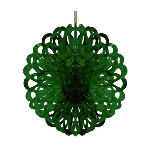 8 Inch Dark Green Foil Ball Decoration - 1 Piece (fdp11306)