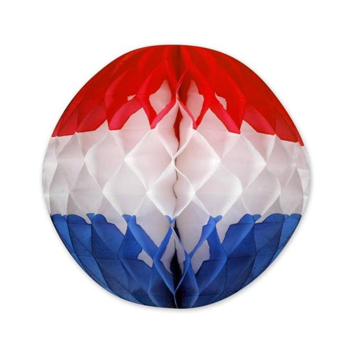 8in. Patriotic Honeycomb Ball
