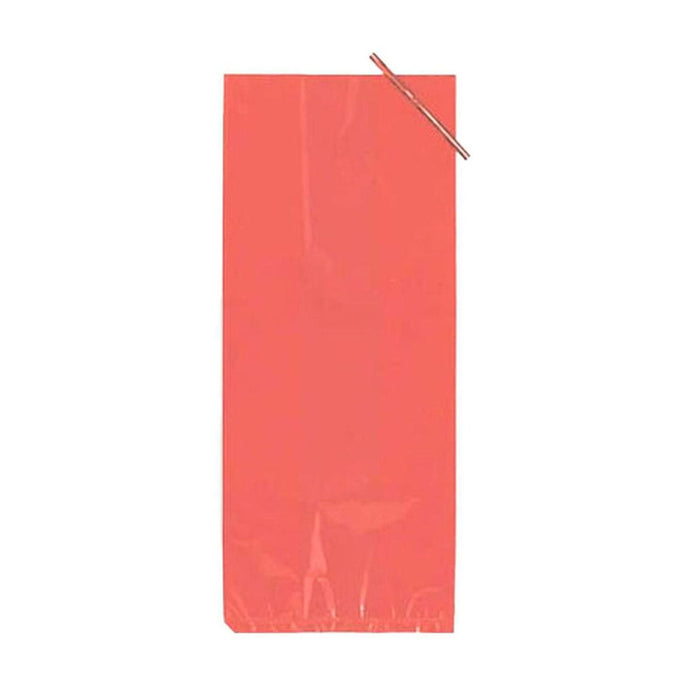 Red Sack Bags | Red Poly Bags - 11.5in. x 5in. - 36 Pieces/Pkg. (fdp1231red)