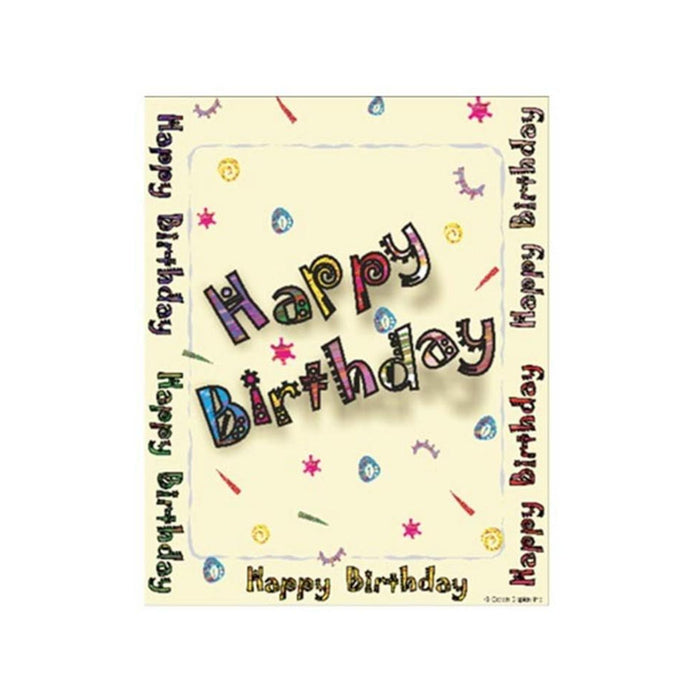 Birthday Goody Bags | Happy Birthday Party Loot Bags - Plastic - 9in. x 7in. - 8 Pieces/Pkg. (fdp27762)