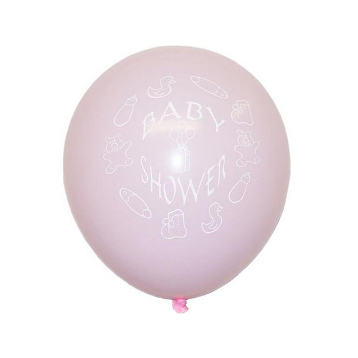 Girl Baby Shower | Pink Baby Shower Balloons - Latex - 12in. - 10 Pieces/Pkg. (fdp53103)