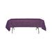 Plum Table Cover - Plastic - Rectangle - 54in. x 108in. - 1 Piece (fdp90014)