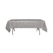 Silver Table Cover - Plastic Disposable - 54in. x 108in. Rectangle - 1 Piece (fdp90021)