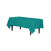 Teal Table Cover - Plastic Disposable - 54in. x 108in. Rectangle - 1 Piece (fdp90022)