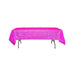 Magenta Table Cover - Disposable Plastic - 54in. x 108in. Rectangle - 1 Piece (fdp90027)