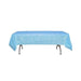Sky Blue Table Cover - Plastic Disposable - 54in. x 108in. Rectangle - 1 Piece (fdp90028)