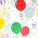 Birthday Table Cover, Balloon Table Cover - Plastic - Rectangle - 54in. x 108in. - 1 Piece/Pkg. (fdp93101)