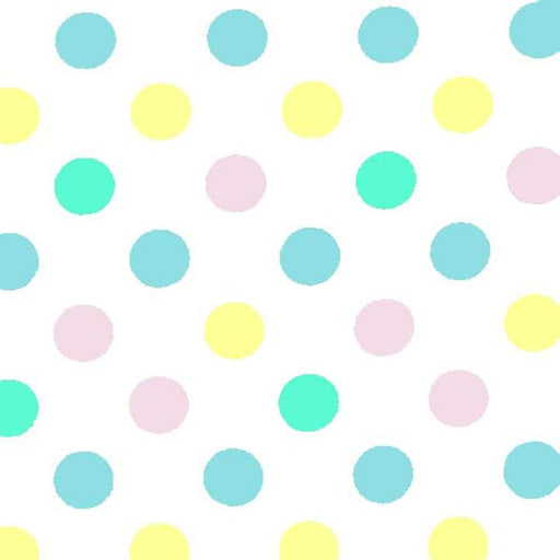 Pastel Polka Dot Table Cover - Rectangle - 54in. x 108in. - 1 Piece (fdp93125)