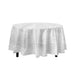 Round White Table Cover | White Lace Table Cover - 84in. Round - 1 Piece (fdp93137)