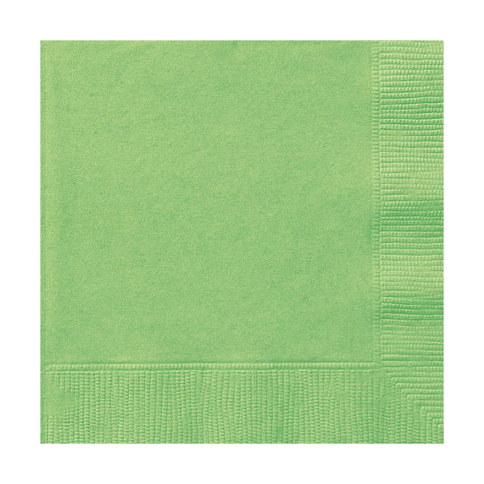 Lime Green Luncheon Napkins - 50 Count (fdp95429)