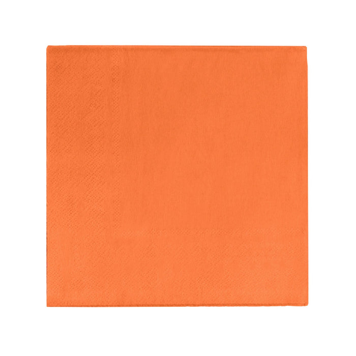Orange Decorations | Orange Lunch Napkins | Orange Luncheon Napkins - 50 Pieces/Pkg. (fdp95416)