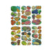 Fruit Stickers | Fruit Labels | Fruit Hologram Sheet Stickers - 42 Assorted Stickers (fdpst116)