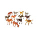 Miniature Horses | Horse Figurines | Mini Horses - Plastic - 2in. - Assorted Styles and Colors - 12 Ct. (fdpust1159)
