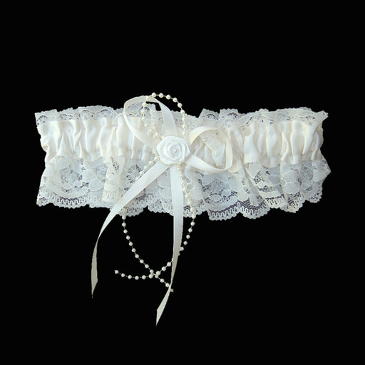 Ivory Wedding Garter - 1 Piece (gigarterivory)