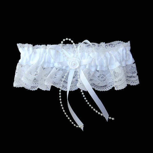 White Wedding Garter - 1 Piece (gigarterwhite)