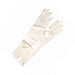 Ivory Pageant Gloves | Ivory Satin Gloves | Ivory Adult Satin Wedding Gloves - 14in. Long - 8BL Wrist Length - 1 Pair (giglovesadult14inivory)
