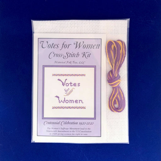 Women's Craft Kit, Gift for a Woman, Votes for Women Cross Stitch Kit (hft4209)