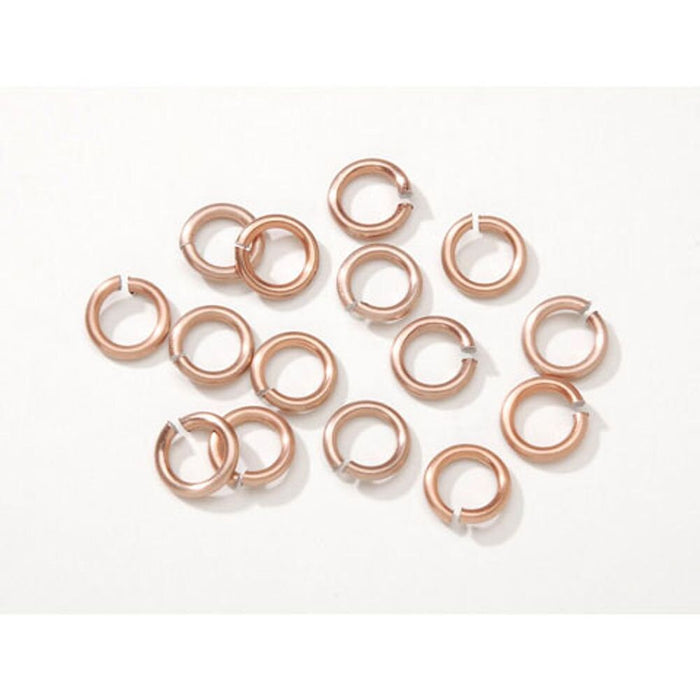 Chain Maille Aluminum Jump Rings - Bright Copper - 7.25mm - 150 Pieces (darbg1009)