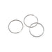 Earring Hoops - Silver Plated - 36mm - 10 Pieces (dar1999288)