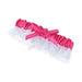 Hot Pink Garter | Pink Satin Garter - One Size Fits Most - 1 Piece (lrlg490p)