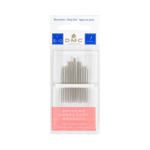 Sharps | Small Embroidery Needles | Embroidery Hand Needles - Size 5-10 - 16 Pieces/Pkg. (nm1765510)