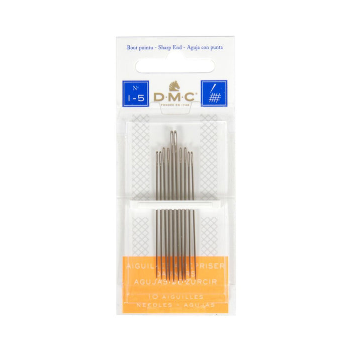Extra Long Needles | Darners Hand Needles - Size 1-5 - 10 Pieces/Pkg. (nm176915)