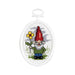 Gnome Craft Kit, Gnome Gift, Mini Counted Cross Stitch Kit - Gnome - 2.75in. Oval (nm211495)