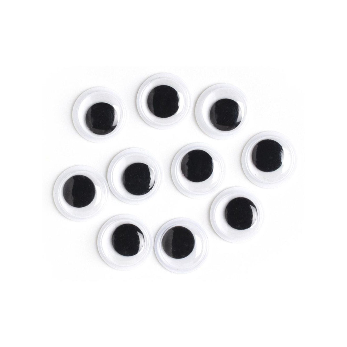 7mm Craft Eyes Small Wiggle Eyes 7mm Paste-on 20 
