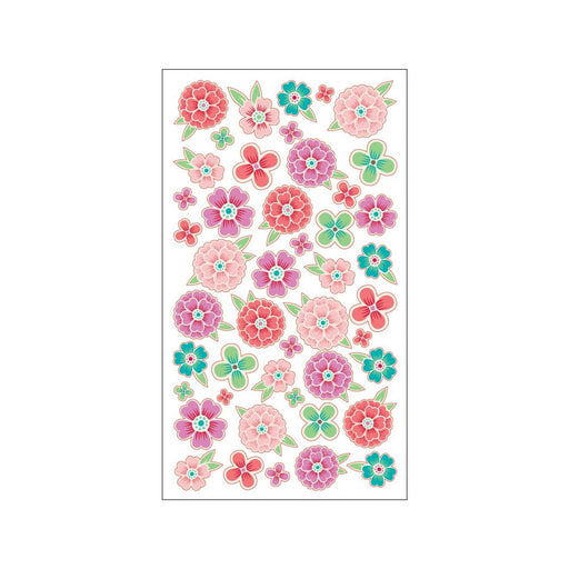 Hibiscus Stickers | Adhesive Flowers | Flower Tropics Stickers - 46 Assorted Pieces/Pkg. (nm5200947)