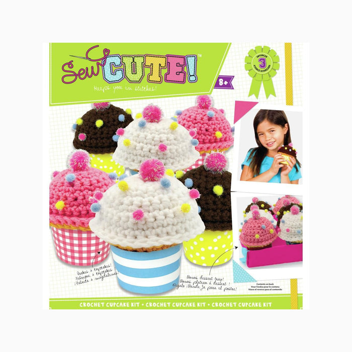 Crochet Craft Kit | Crochet Kit for Kids | Sew Cute! Crochet Cupcake Kit (nm72686a)